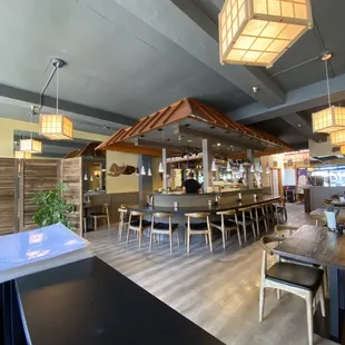 Newly remodeled inside seating