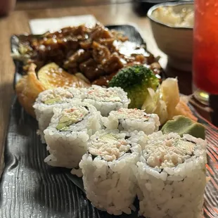 sushi and sashimi, food