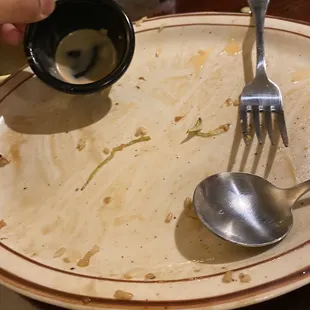 Finished my food LIKE A BOSS