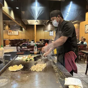 interior, sushi and sashimi