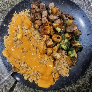 Steak &amp; Chicken Lunch Special