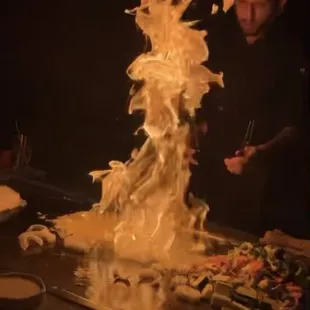 Flaming Birthday Volcano
