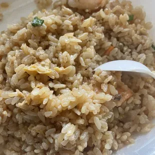 Shrimp fried rice w/ vegetables