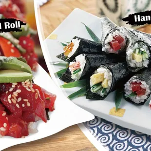 food, sushi and sashimi, sushi, sashimi