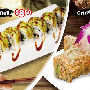 sushi and sashimi, food