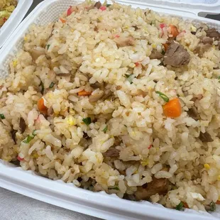 char siu fried rice