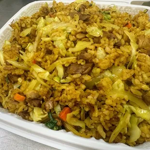 Curry fried rice