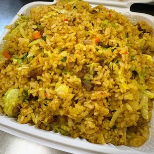 Curry fried rice