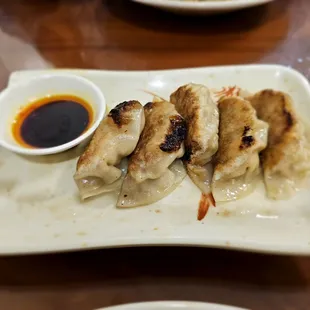 Dinner@Sumo Ramen; 12/17/2024. We also Ordered their Gyoza, I enjoyed it &amp; I think David did 2.I ate 3 of 'em, becuz my Food was 2Spicy 4me!