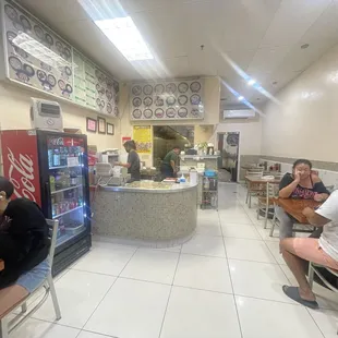 inside the restaurant