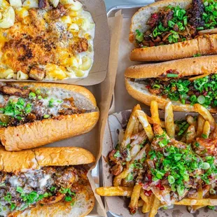 @kenty_eats | sumo philly, bulgogi philly, sumo fries &amp; sumo mac &amp; cheese
