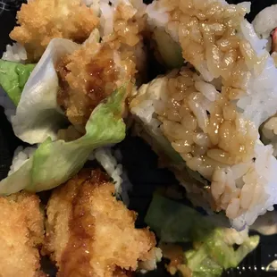 Chicken tempura roll (no cucumber)