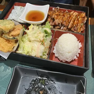 Chicken Beef Teriyaki &amp; California Roll