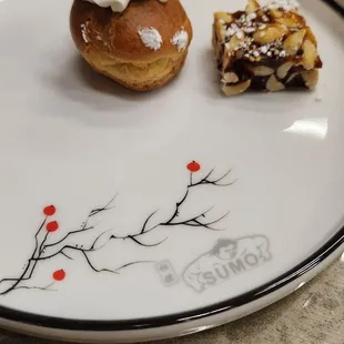 Some of the desserts available