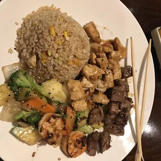 Hibachi Chicken and Steak Combo Dinner