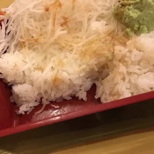 They sure serve a lot of rice for Chirashi
