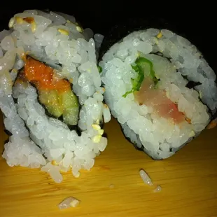 This is hardly sushi. All I got was rice.