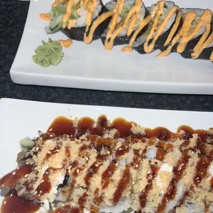 Crunch Roll  Crawfish roll  Bento Chicken Teriyaki Sumo Box