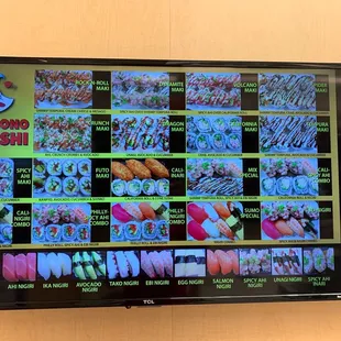 menus and prices
