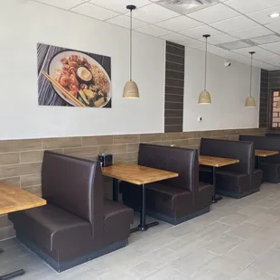 the interior of a restaurant