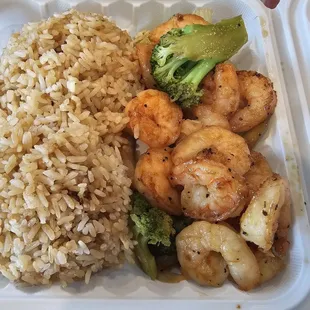 Shrimp fried rice