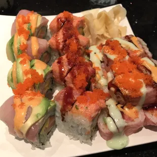 Volcano Roll, Wawa Roll, Fusion Roll