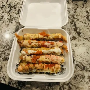 $42 dollar worth of Sushi rolls