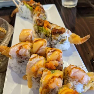 Dragon roll and ? I forgot