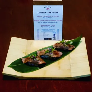 A5 waygu beef available !!!! Taste soooooo good!! Only $21.95,what are you waiting for!!