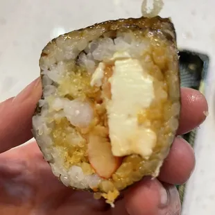 Overwhelming cream cheese