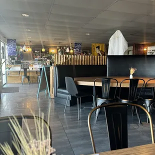 Inside the restaurant