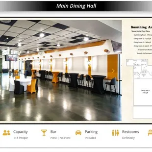 the main dining hall