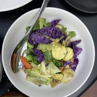 Mixed Vegetables with Garlic Sauce