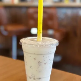 Frack - it's a vanilla shake with your choice of Heath, Butterfinger, Oreo, or Reese's