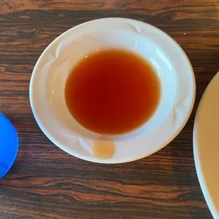 Sweet and sour sauce.