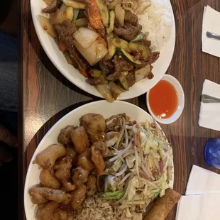 Mongolian Beef &amp; Sweat Sour pork