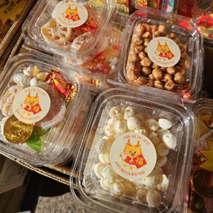 Variety of Lunar New Year goodies