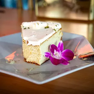 This Matcha Cheesecake was amazing!