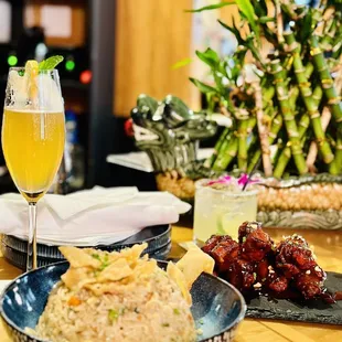 #CrawfishFriedRice and #Wings