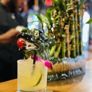 Just a dragon sippin on his margarita #NOLAVibes