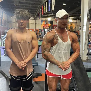 Father / Son working our