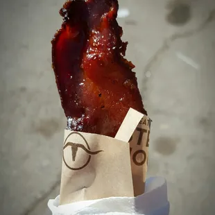 My fave, Applewood Bacon "chip" - Great American Steakhouse