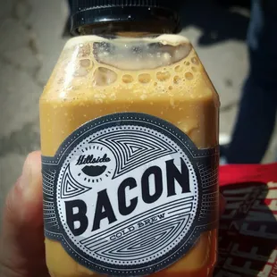 Bacon cold brew -Hillside Donut co