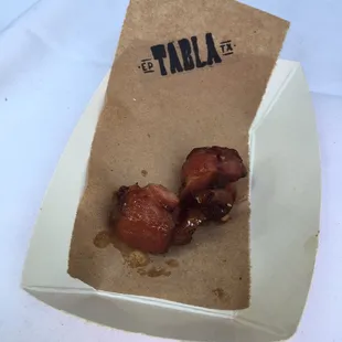 Bacon wrapped dates from Tabla