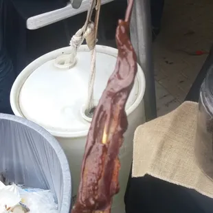 Chocolate covered bacon