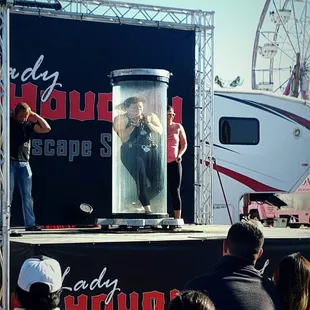 Lady Houdini. Escape Artist.