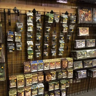 We have Warmachine minis, supplies, and books.