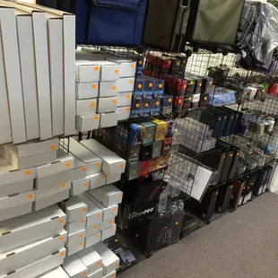 We carry deck boxes and storage and sizes of storage boxes.