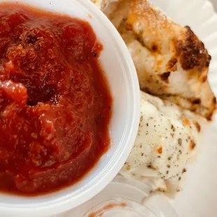 Cheesy bread, just delicious