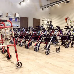 Great selection of brands and models in our rollators